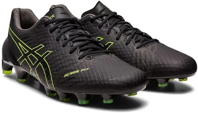 ASICS Soccer Football Shoes DS LIGHT ACROS 2 Black Yellow 1101A046 US10 28cm