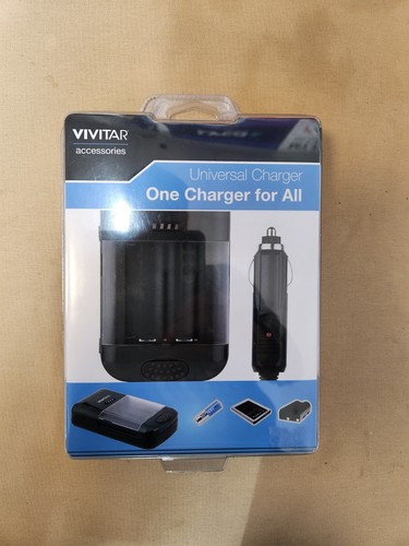 VIvitar Universal Battery Charger One For All- Black - VIVSC4300-NOC