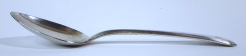 Antique MASONIC TEASPOON Silver Plated - Freemason Logo on Front Lincoln Ptrn 6" - Picture 4 of 7
