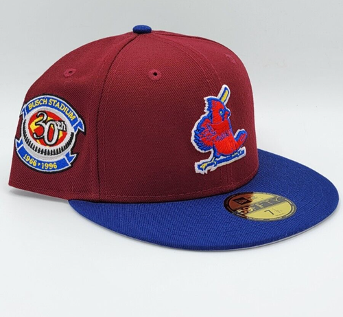 New Era 59FIFTY MLB Hat - St Louis Cardinals - Sangria - 7 1/2 Fitted - Picture 3 of 5