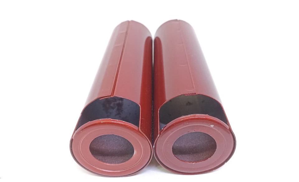 Juego de cubierta de horquilla delantera roja soporte faros NOS Yamaha YL1 YL3 1968-1969 G1F H2 Foto 3 de 4