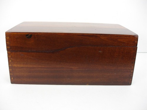 VINTAGE GLOBE WERNICKE CINCINNATI WOOD DOVETAIL JOINTS PEERLESS TRAY NO. 7310-C - Picture 4 of 12