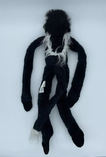 Toy Network Hanging Plush Monkey Black And White Colobus Monkey 18" Retired 2001 - Picture 4 of 9