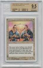 Graded Loyal Retainers BGS Beckett 9.5 QUAD+ Portal Three Kingdoms P3K MTG Magic