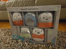 Squishmallows Disney 100 5" Plush 5-pack Set Mickey Minnie Stitch Pooh Tink