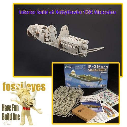 KITTY HAWK KH32013 1/32 P-39 Q/N KIT MODELLO AIRACOBRA - Foto 2 di 7