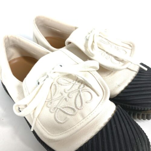LOEWE L815282X20 laces shoes anagram Bicolor sneakers White/Black - Picture 9 of 12