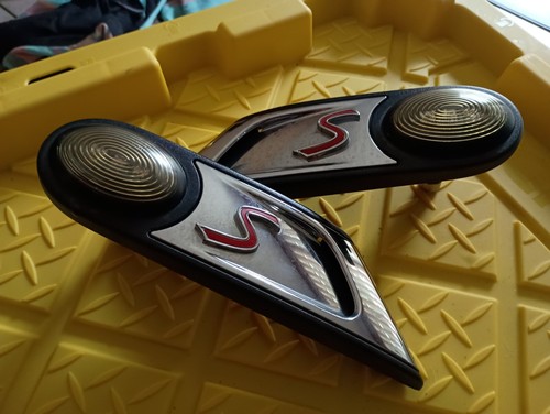 USED MINI COOPER S R56 LEFT & RIGHT TURN SIGNAL MARKER LIGHT SET OEM 2007-2009 - Foto 7 di 12