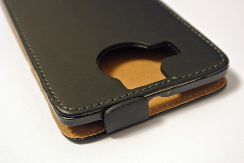 For Nokia Lumia 950 XL Black Genuine Leather Vertical Style Flip Case Cover Skin - Picture 5 of 7