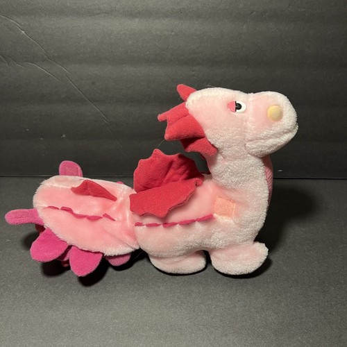 Hasbro Be Mores Pink Dragon Plush, Rare, 1987, VTG, Transform Tail - Picture 2 of 8