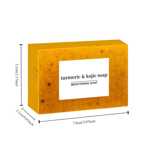 Turmeric Lemon Soap – Kojic Acid Infused for Even Skin Tone - Picture 4 of 7