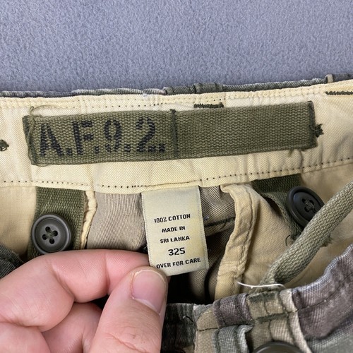 Abercrombie & Fitch Cargo Hose Herren 32 Camouflage Military Fatigues Vintage Typ A-1 - Bild 8 von 15