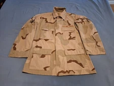 U.S. Air Force 3-Color Desert Camo Combat Coat Size Medium-Long Used