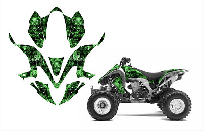 KFX 450R graphics decal kit for Kawasaki Quad #2500 Green FREE custom service