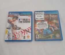 Lot of 2 Games MLB 12: The Show Harry Potter New Sealed Sony PlayStation PS Vita