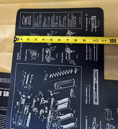 Gun Cleaning Mat Lot Of 2 Glock & Ruger SR22 17x11 - Picture 14 of 15