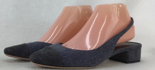 Sandalias Verionica Barba Cecile Denim CapToe Slingback (X301) - Imagen 3 de 7