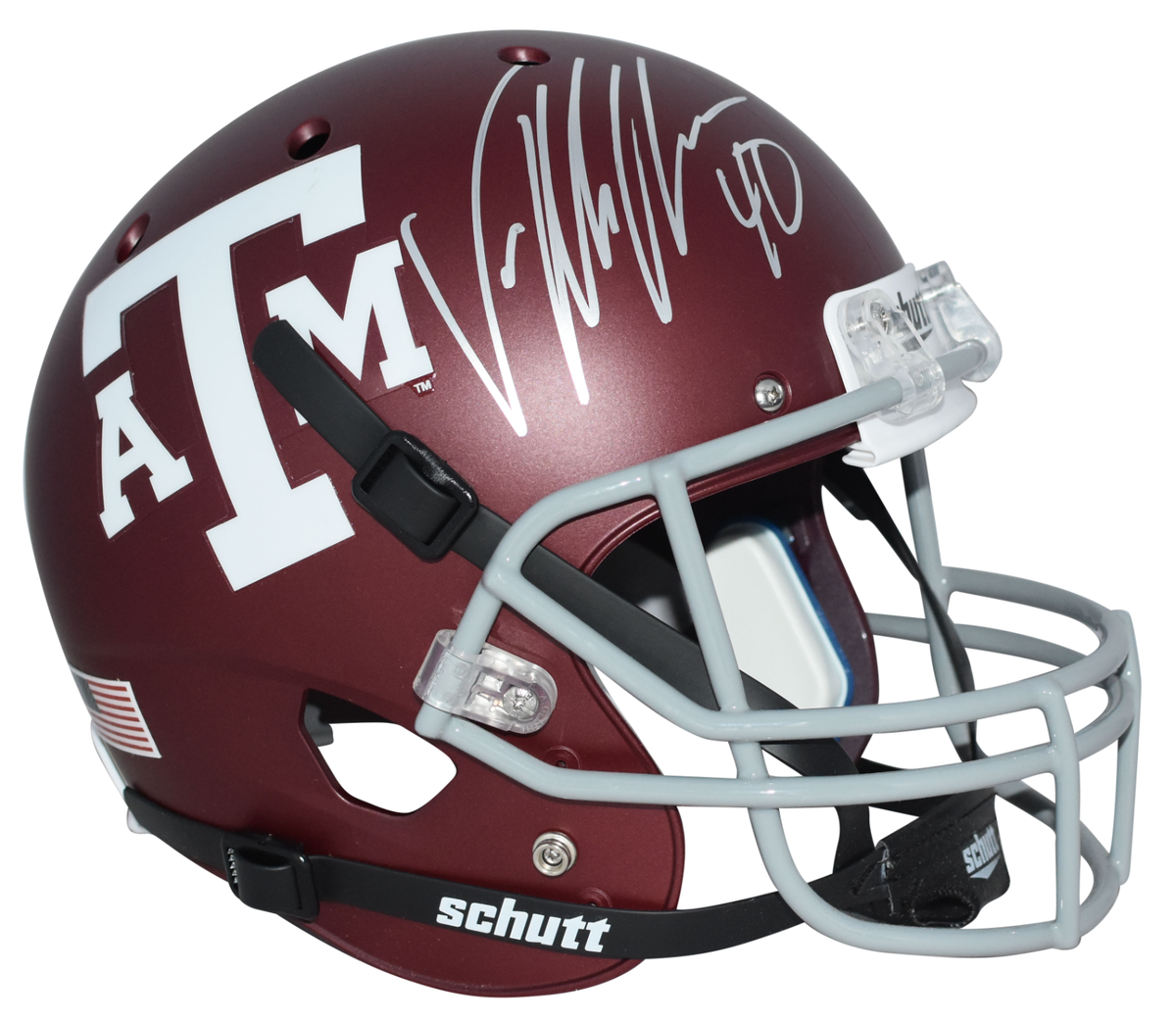 VON MILLER AUTOGRAPHED SIGNED TEXAS A&M AGGIES FULL SIZE HELMET  display picture 1