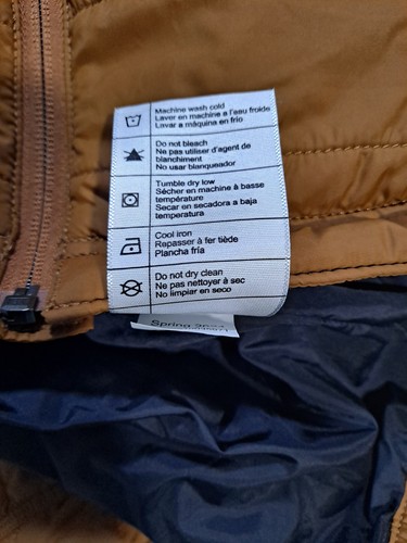 Carhartt Full Zip Brown Tan Jacket Rain Defender Relaxed Fit OJ2208-M Size Small - Bild 7 von 11
