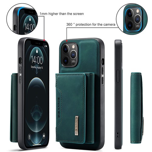 Lujo Magnético 2 en 1 Bolsa Desmontable Billetera Estuche Cubierta para iPhone y Samsung - Imagen 4 de 16