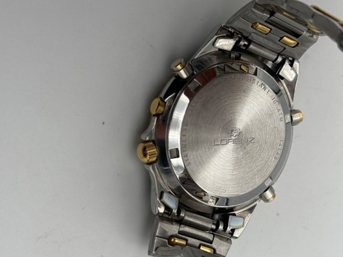 lorenz chrono 3s10 14146 39.5mm quartz vintage - Foto 6 di 6