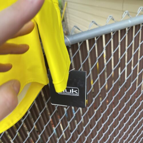 Huk Commercial Grade PVC Waterproof Foul Weather Jacket Yellow Size XL - Picture 4 of 7