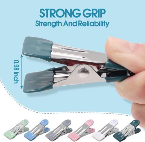 Strong Stainless Steel Clothes Pins Metal Laundry Pegs Metal Chip Clips 30 PCS - Picture 3 of 11