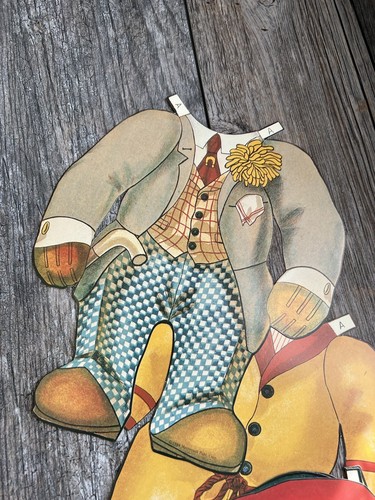 Teddybär Papierpuppe, Jumbo Bär Puppenkostüm Set, 1984 Merrimack Verlag - Bild 4 von 11