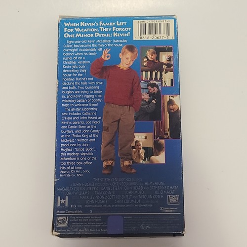 Home Alone VHS Promo Copy John Hughes Macaulay Culkin #0627 Fox Video Family  - Picture 6 of 12