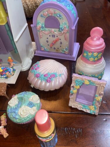 Vintage 1993 Fairy Winkles Magic Mirror Swan Flitter Huge Lot Rare Pieces Kenner - Picture 6 of 17