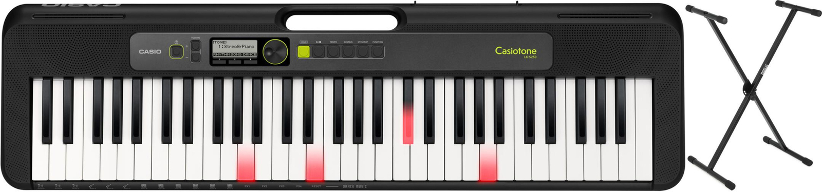 Комплект Casio LK-S250 + Rok-It RI-KEYX-1 шт.