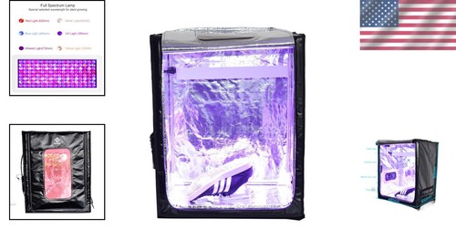 Large UV Light Box with Dual Fan for Optimal Curing and Shoe Icing - 21.5x11 in - Picture 2 of 8