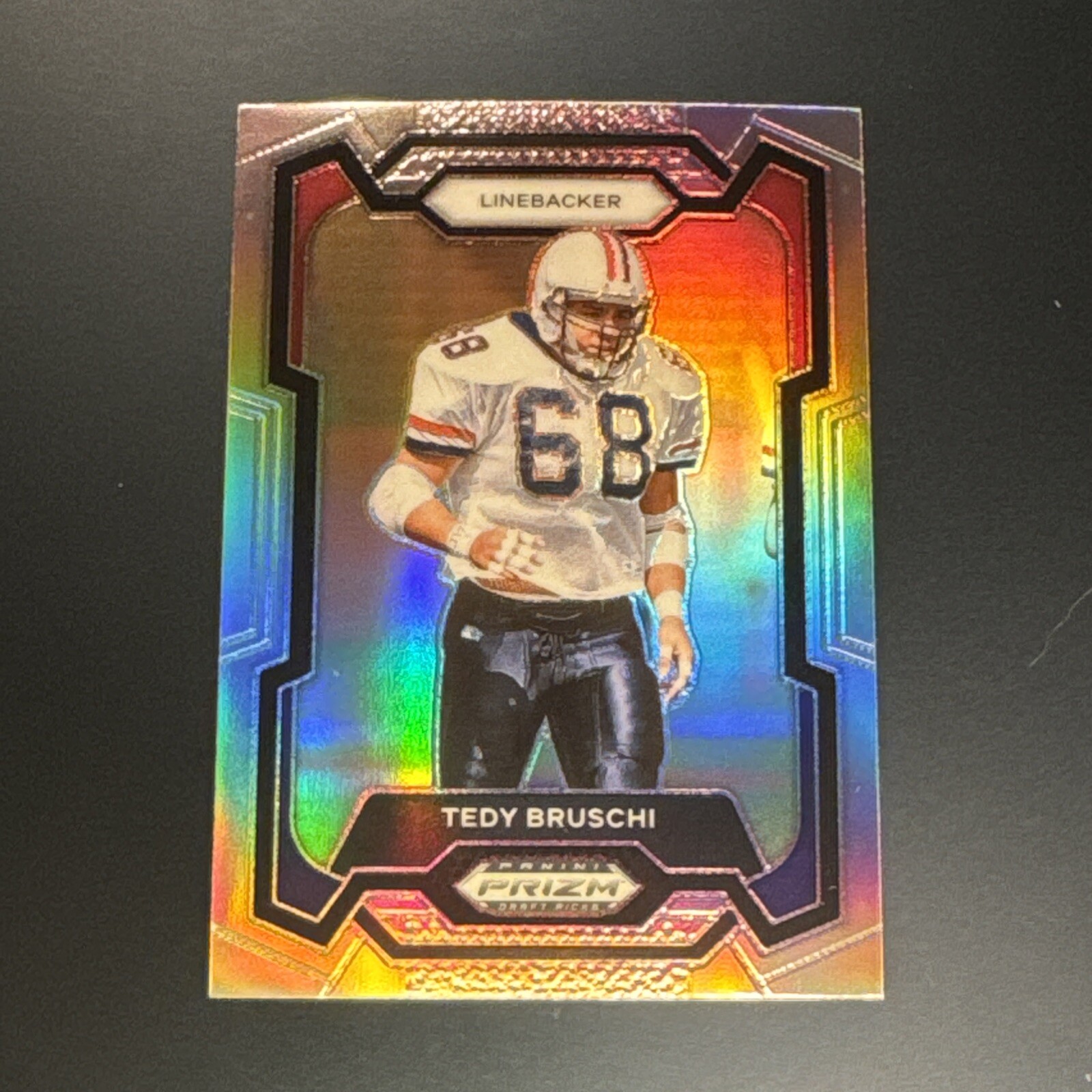2024 Panini Prizm Draft Picks Tedy Bruschi Silver Prizm Arizona - Patriots