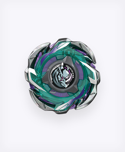 Rhino Reaper C4-55D (sin caja, sin beycode.) Amplificador aleatorio CX-05 02 BeybladeX - Imagen 6 de 8