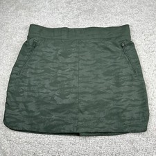 Orvis Skirt Womens Large Green 2 in 1 Skort Built In Shorts Liner Performance
