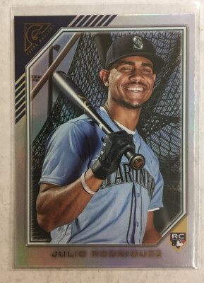2022 Topps Gallery Julio Rodriguez R/C Rainbow Foil