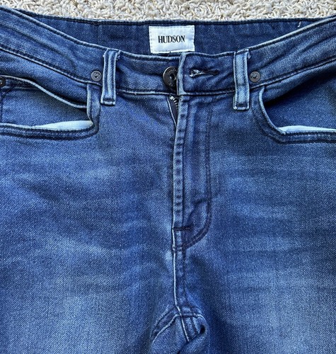 Girls Hudson Indigo French Terry Jeans Size 16 New - Picture 3 of 7