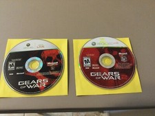 (2) Xbox 360 Gears Of War (1 &2) Disks Only - Free Shipping-No Tracking-Untested