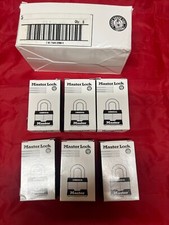 6 Master Lock No 5 Heavy Commercial Padlocks 2 Keys Per Lock NEW Keyed Different