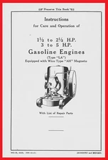 IHC 1/2 2-1/2 3 5 HP IH Model LA Stationary Engine International Owner's Manual