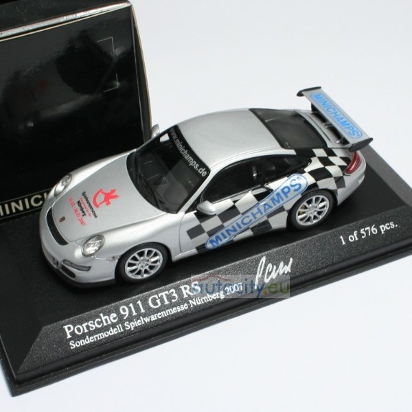 MINICHAMPS SPIELWARENMESSE NURNBERG PORSCHE 911 GT3 RS SONDERMODELL POR000031 MINICHAMPS SPIELWARENMESSE NURNBERG PORSCHE 911 GT3 RS SONDERMODELL POR000031