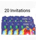 Among Us 20 Kids Party Supplies Birthday Decorations Set Plates Balloons Banner  — photo 9