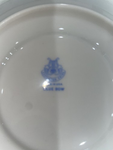 Castleton Blue Bow China Footed Tea Cup & Saucer (Set of 2), mint condition! - Picture 5 of 5