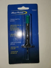 Snap On Tools Blue Point Tire Tread Depth Gauge for Cars, Bikes, Truck NEW TDG1
