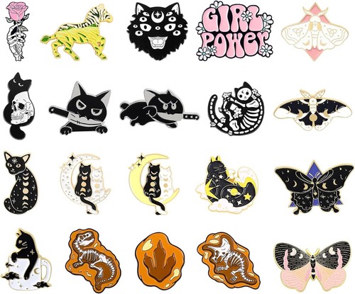 Lote de Lindos Prendedores Surtidos GRATIS Cordón Música Esmalte Broche Gato Perro Dibujos Animados` - Imagen 77 de 179