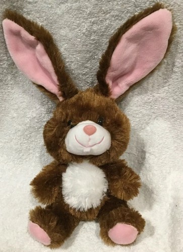 Build a Bear BAB Smallfry Cuddly Baby Pink Ear BUNNY Plush 2010 retired edition - Afbeelding 1 van 5