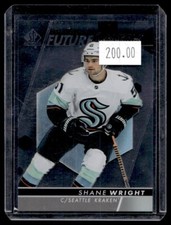 2022-23 SP Authentic Future Watch Acetate Clear Cut Shane Wright Auto Seattle