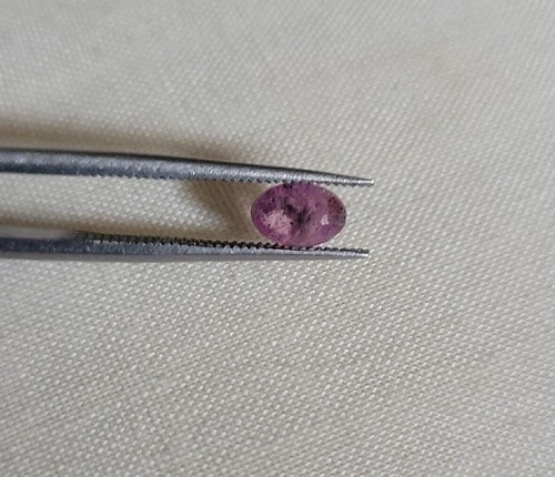 0.59 Ct Natural Purple Sapphire Batakundi Unheated Oval Shape Loose Gemstone - Picture 3 of 5