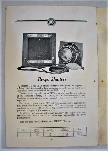 Vintage Ilex Linsen und Rollläden Werbebroschüre 12 Stück - Bild 4 von 6