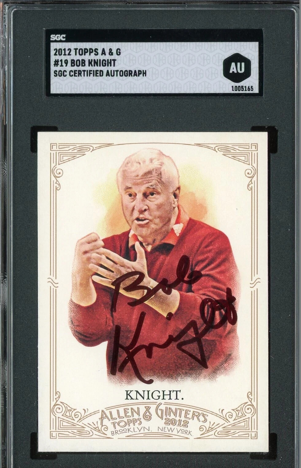 Bob Knight Autographed Memorabilia | Signed Photo, Jersey
